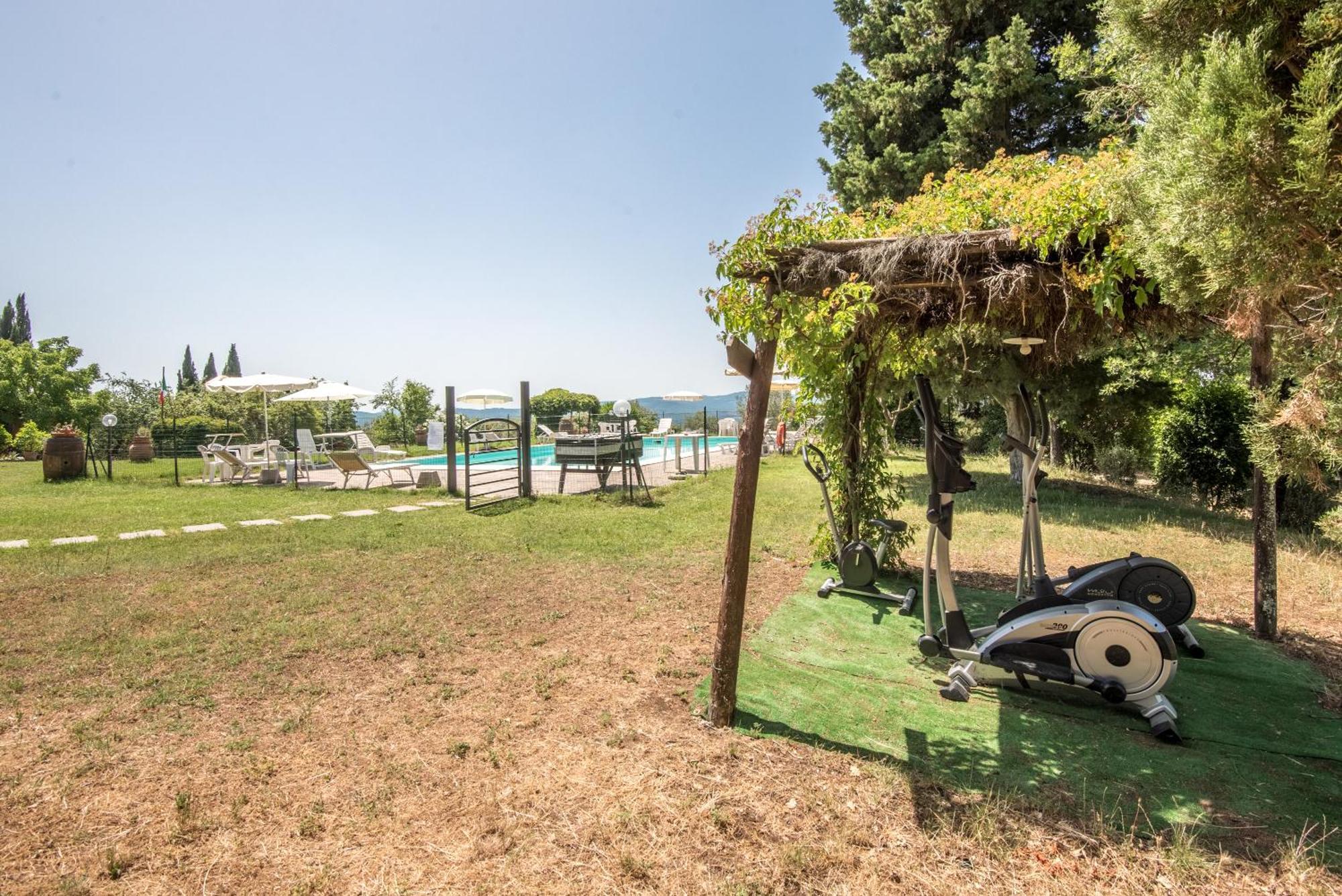 Poggio Primo - Trilocale Carlotta Villa Castiglion Fibocchi Luaran gambar