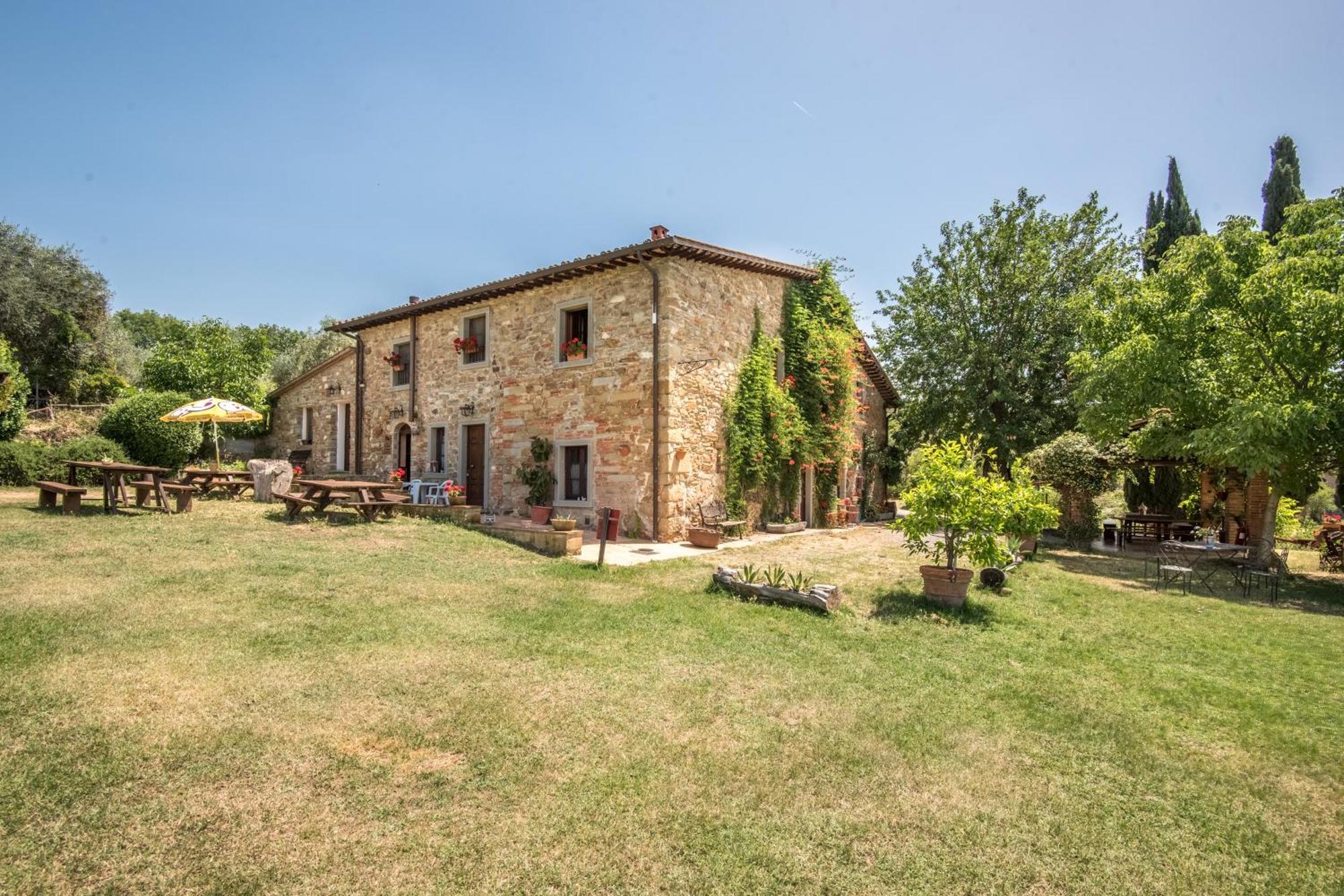 Poggio Primo - Trilocale Carlotta Villa Castiglion Fibocchi Luaran gambar